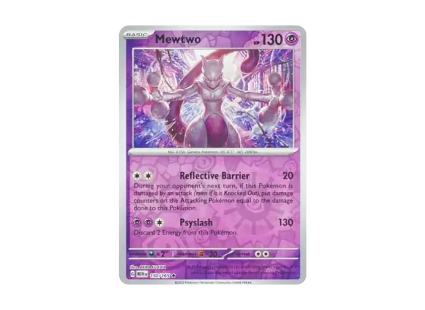 Mewtwo R : Reverse Holo [MEW 150/165] [EN] (Scarlet & Violet "151")