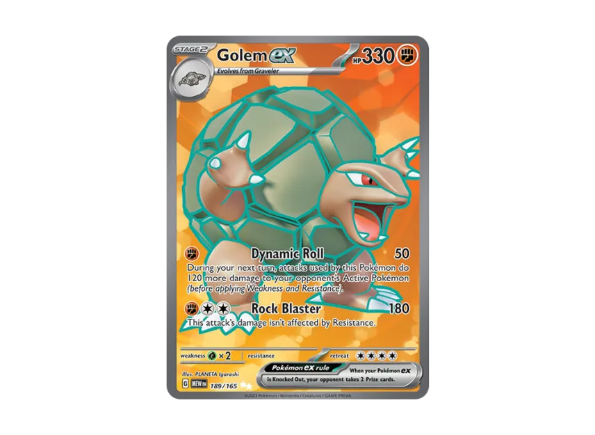 Golem ex UR [MEW 189/165] [EN] (Scarlet & Violet "151")
