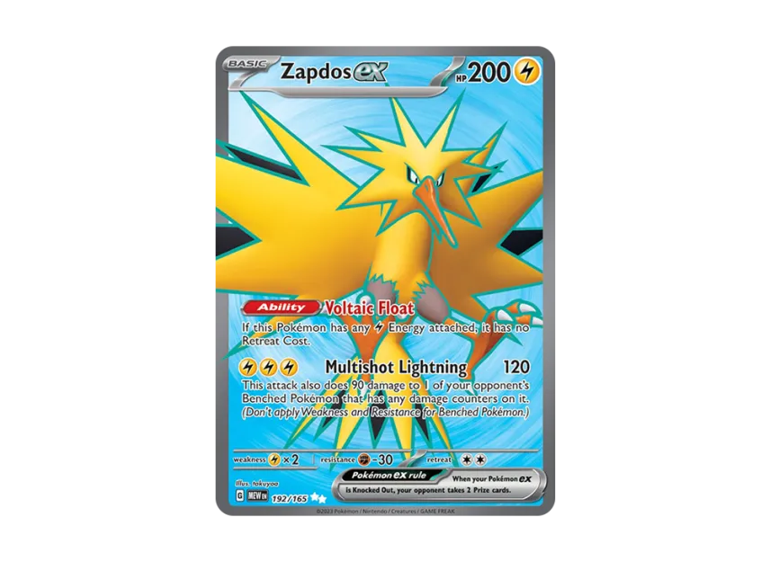 Zapdos ex UR [MEW 192/165] [EN] (Scarlet & Violet "151")
