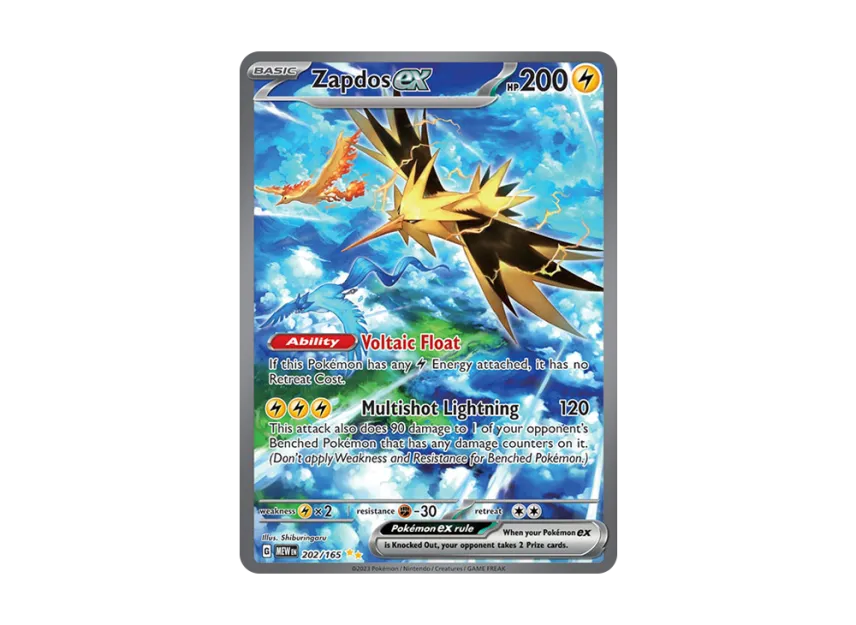 Zapdos ex SIR [MEW 202/165] [EN] (Scarlet & Violet "151")