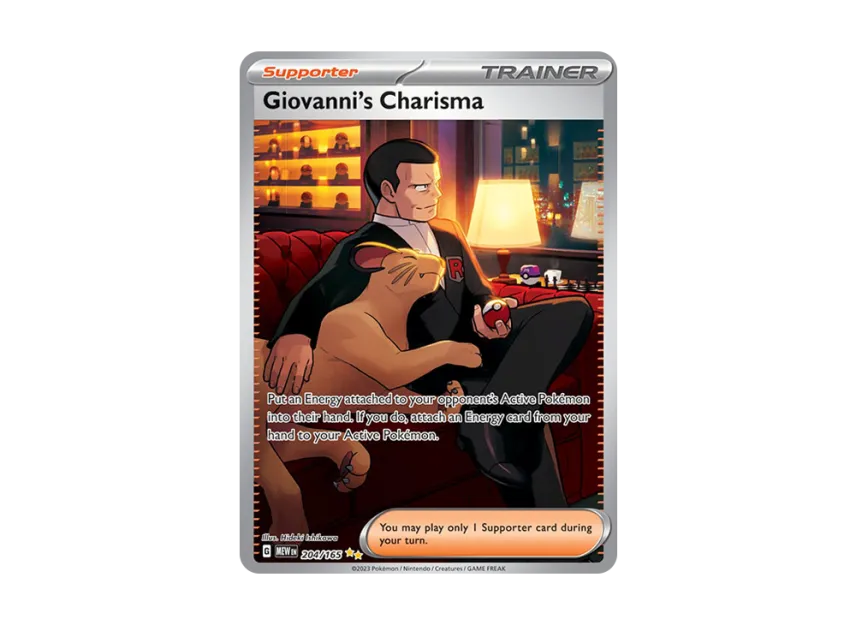 Giovanni's Charisma SIR [MEW 204/165] [EN] (Scarlet & Violet "151")