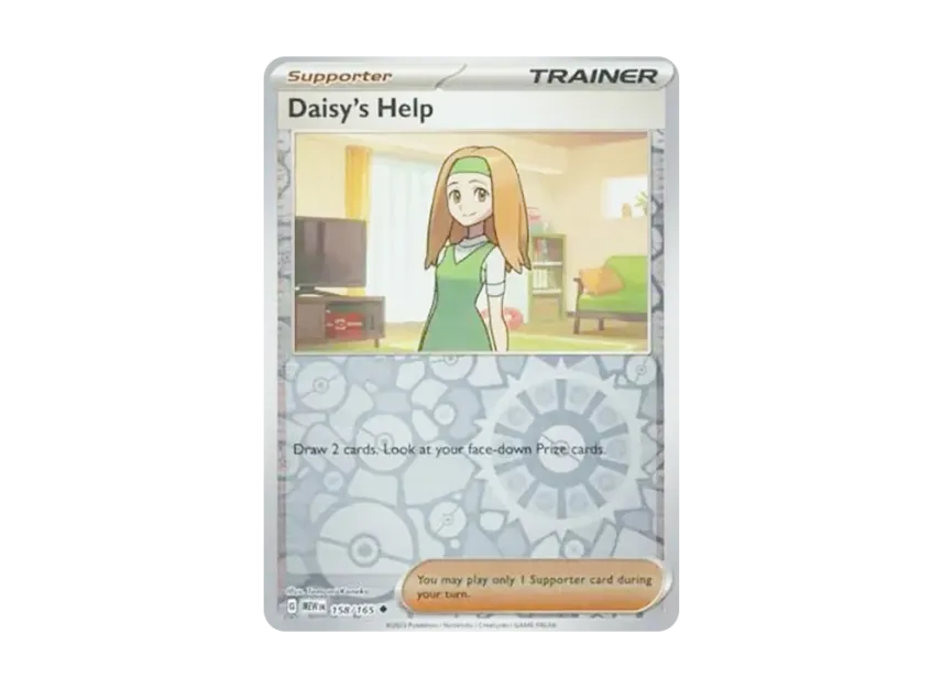 Daisy's Help U : Reverse Holo [MEW 158/165] [EN] (Scarlet & Violet "151")