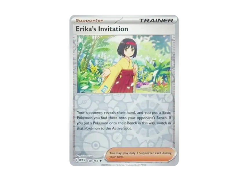 Erika's Invitation U : Reverse Holo [MEW 160/165] [EN] (Scarlet & Violet "151")