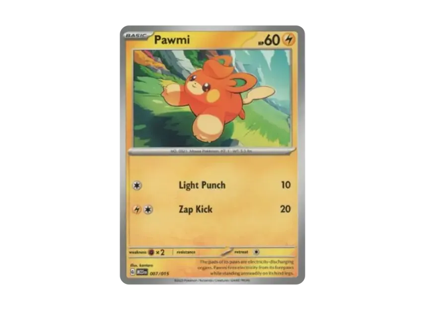 Pawmi [M23 007/015] [EN] (Scarlet & Violet "McDonald's Match Battle 2023")