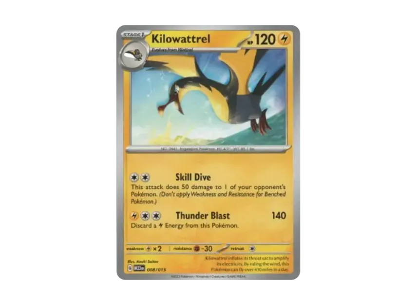 Kilowattrel [M23 008/015] [EN] (Scarlet & Violet "McDonald's Match Battle 2023")