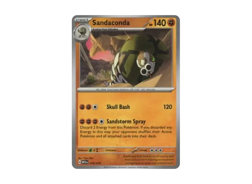Sandaconda [M23 010/015] [EN] (Scarlet & Violet "McDonald's Match Battle 2023")