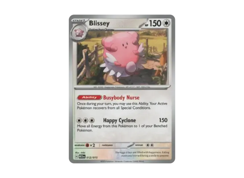 Blissey [M23 012/015] [EN] (Scarlet & Violet "McDonald's Match Battle 2023")