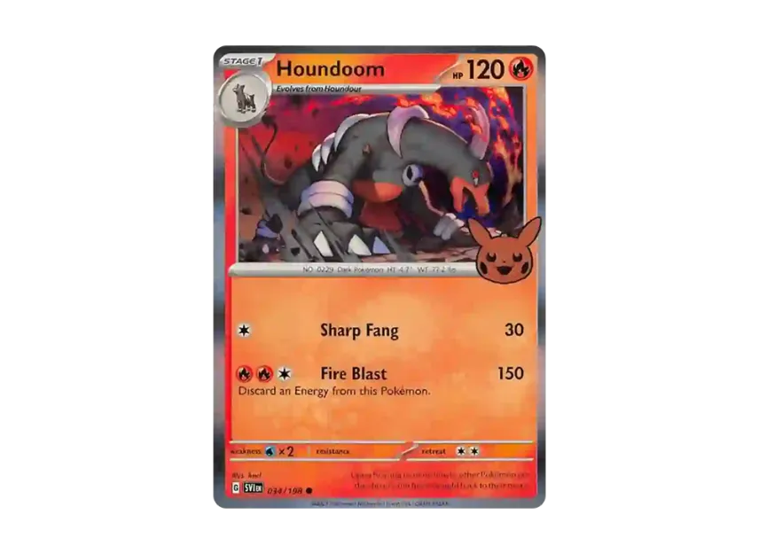 Houndoom C [SVI 034/198] [EN] (Scarlet & Violet "TRICK OR TRADE 2023")