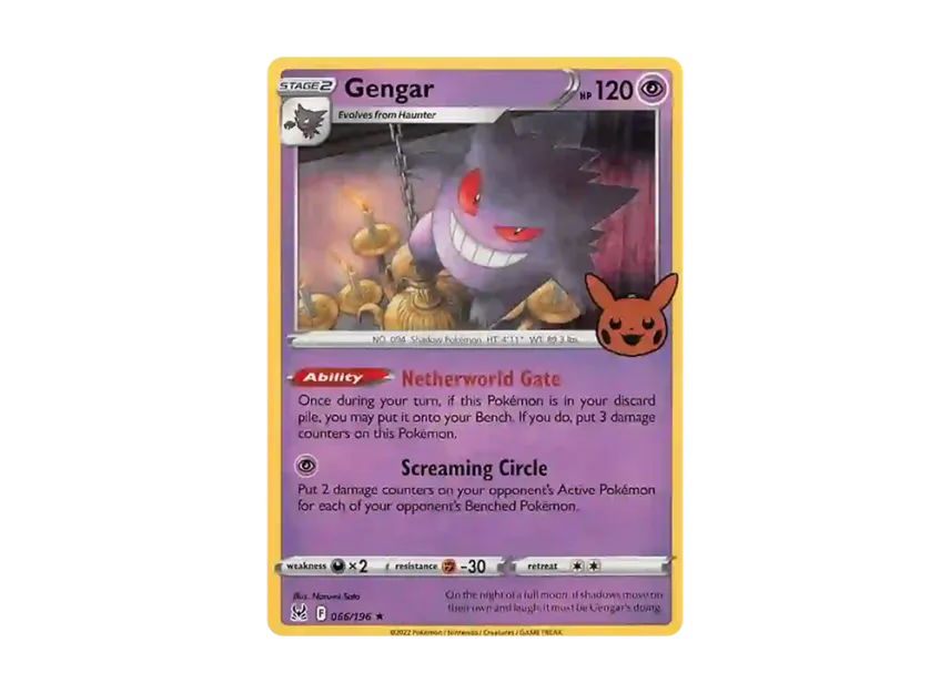 Gengar R [196-TRICK-OR-TRADE-2023 066/196] (Scarlet & Violet "TRICK OR TRADE 2023")