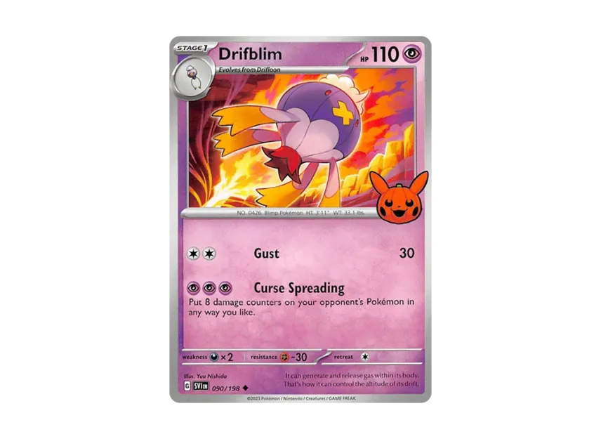 Drifblim U [SVI 090/198] [EN] (Scarlet & Violet "TRICK OR TRADE 2023")