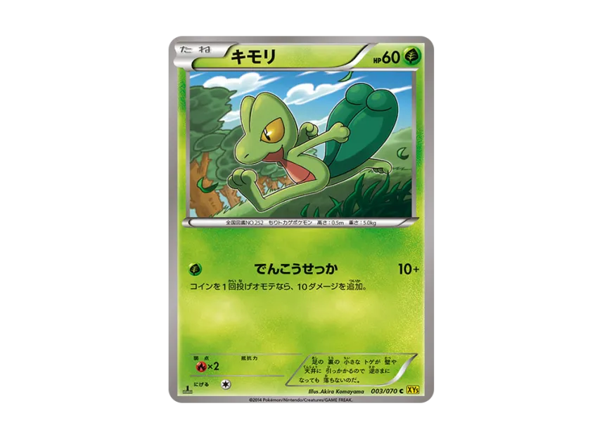 Treecko C : 1ED [XY5-GAIA-VOLCANO 003/070] (Expansion Pack "Gaia Volcano")