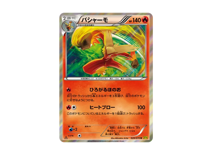 Blaziken R : 1ED [XY5-GAIA-VOLCANO 020/070] (Expansion Pack "Gaia Volcano")