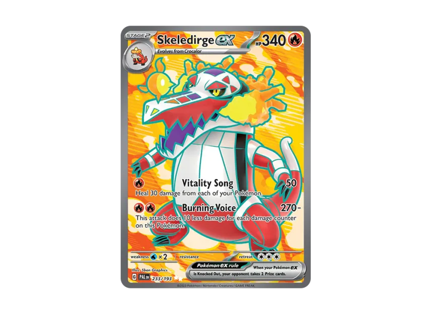 Skeledirge ex UR [PAL 233/193] [EN] (Scarlet & Violet "Paldea Evolved")