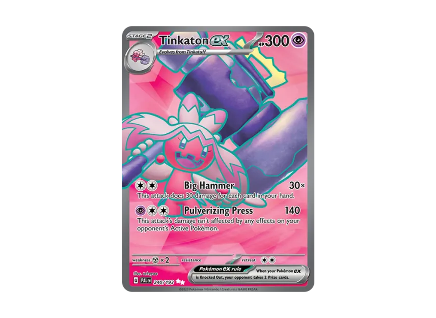 Tinkaton ex UR [PAL 240/193] [EN] (Scarlet & Violet "Paldea Evolved")