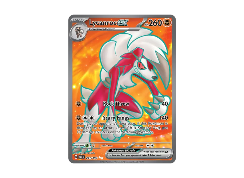 Lycanroc ex UR [PAL 241/193] [EN] (Scarlet & Violet "Paldea Evolved")