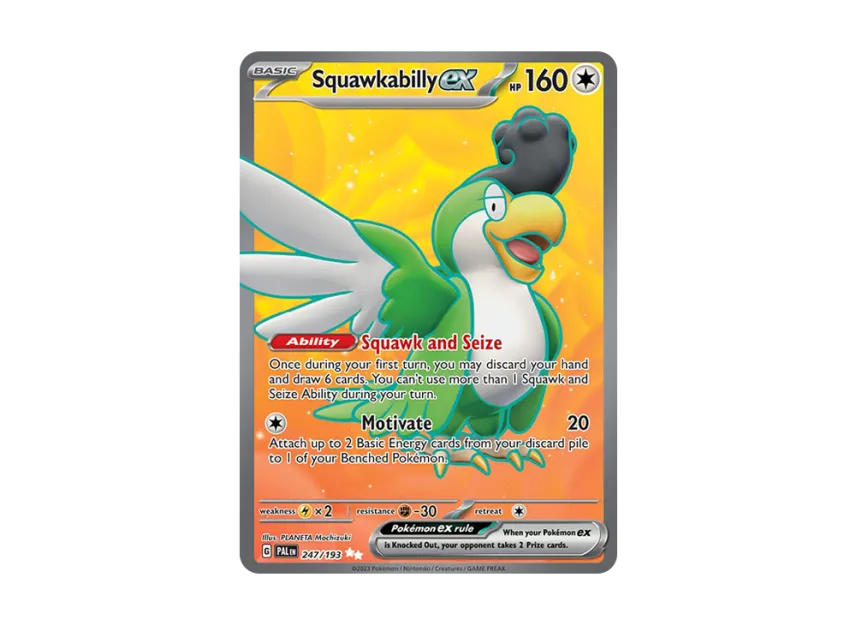 Squawkabilly ex UR [PAL 247/193] [EN] (Scarlet & Violet "Paldea Evolved")