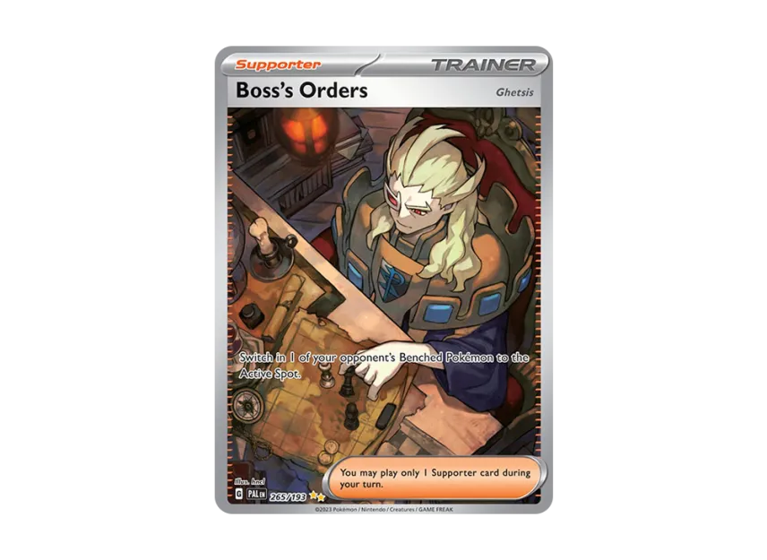 Boss's Orders Ghetsis SIR [PAL 265/193] [EN] (Scarlet & Violet "Paldea Evolved")