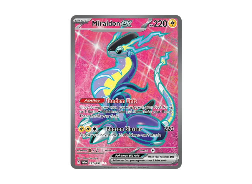 Miraidon ex UR [SVI 227/198] [EN] (Scarlet & Violet)