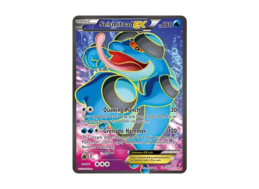 Seismitoad EX UR [111-FURIOUS-FISTS 106/111] (XY "Furious Fists")
