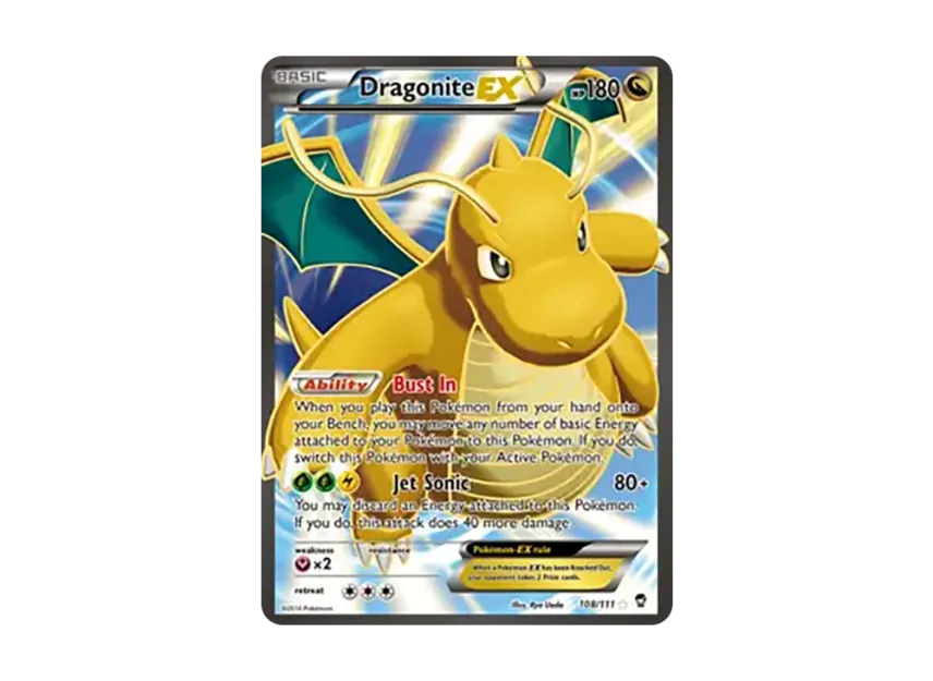 Dragonite EX UR [111-FURIOUS-FISTS 108/111] (XY "Furious Fists")