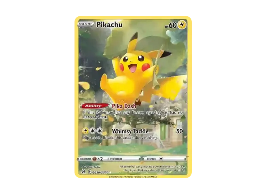 Pikachu IR [GG30/GG70] (Sword & Shield "Crown Zenith")