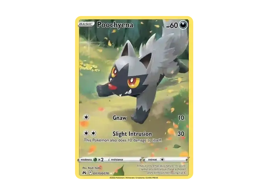 Poochyena IR [GG33/GG70] (Sword & Shield "Crown Zenith")