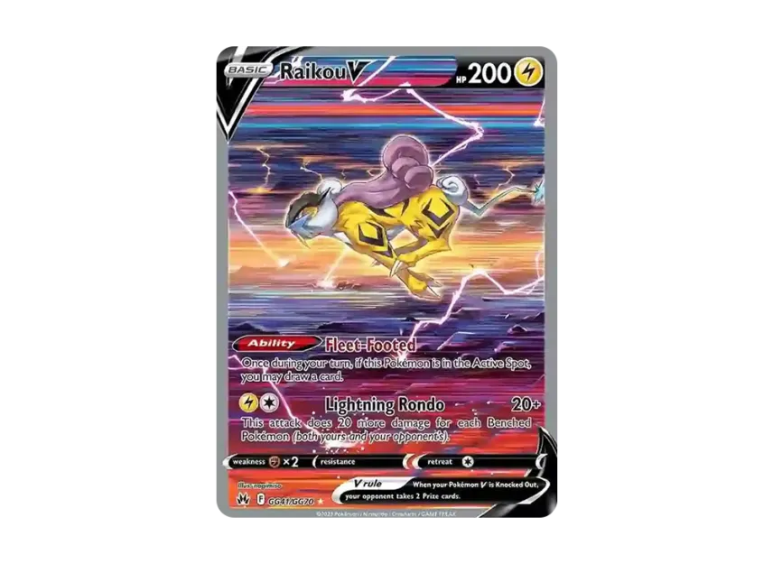 Raikou V SIR [GG41/GG70] (Sword & Shield "Crown Zenith")