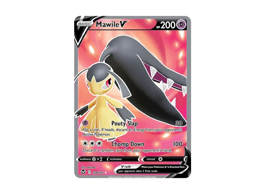 Mawile V UR [195-SILVER-TEMPEST 178/195] (Sword & Shield "Silver Tempest")