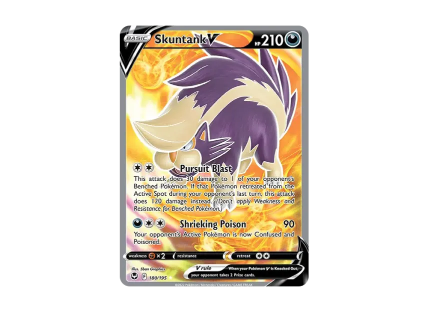 Skuntank V UR [195-SILVER-TEMPEST 180/195] (Sword & Shield "Silver Tempest")