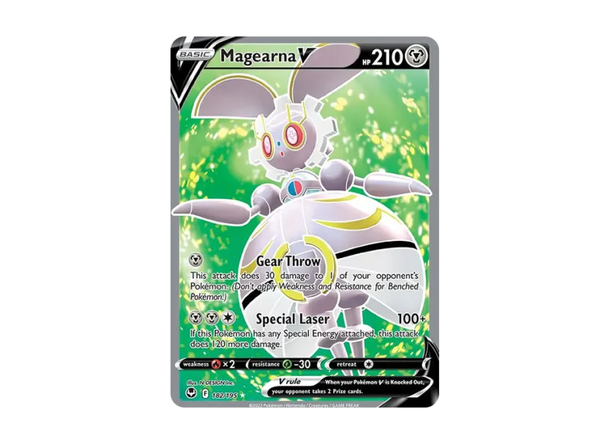 Magearna V UR [195-SILVER-TEMPEST 182/195] (Sword & Shield "Silver Tempest")