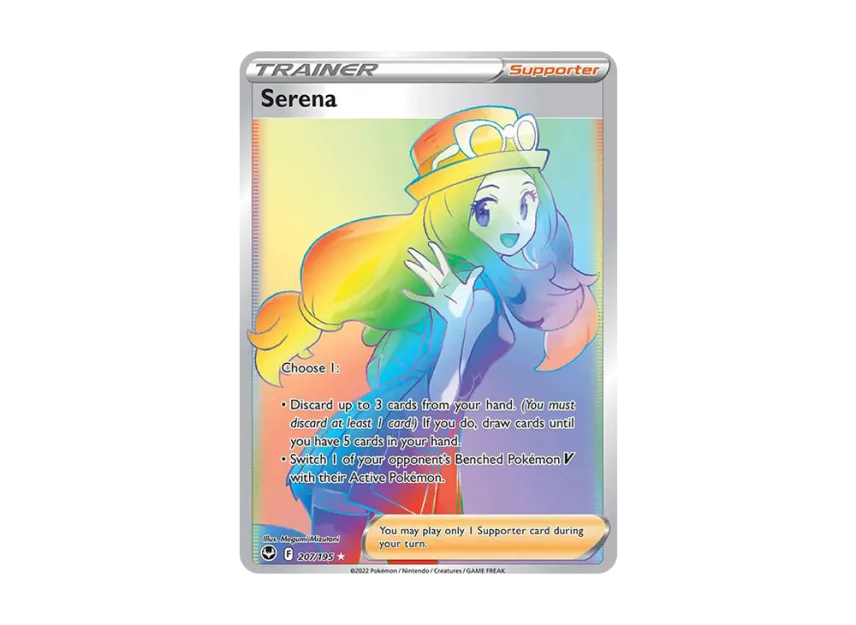 Serena RR [195-SILVER-TEMPEST 207/195] (Sword & Shield "Silver Tempest")