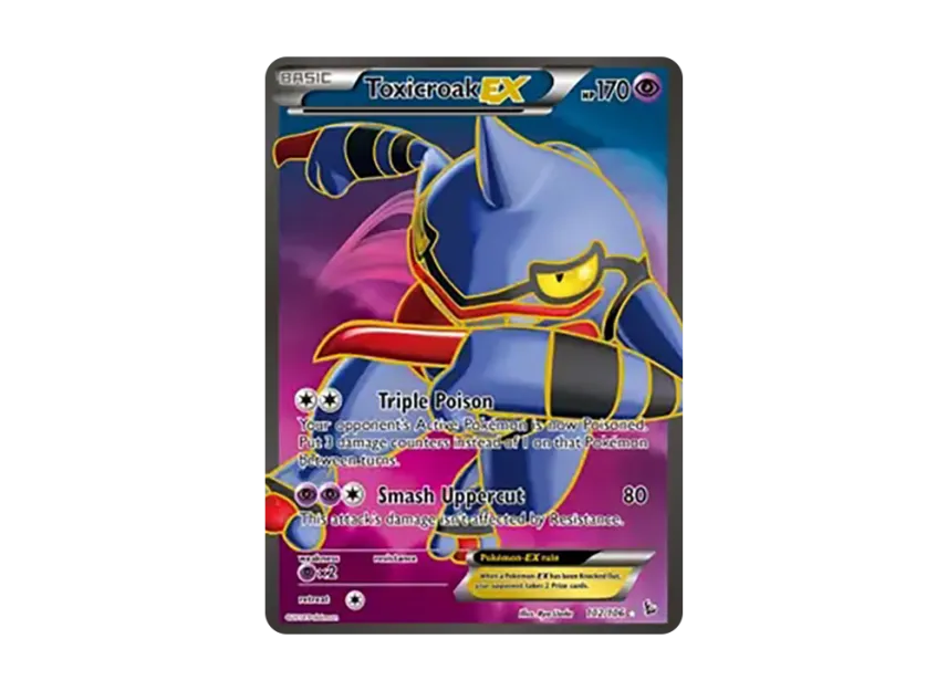 Toxicroak EX UR [106-FLASHFIRE 102/106] (XY "Flashfire")