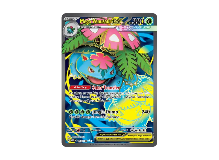 Mega Venusaur ex UR [MEG 155/132] [EN] (Mega Evolution)