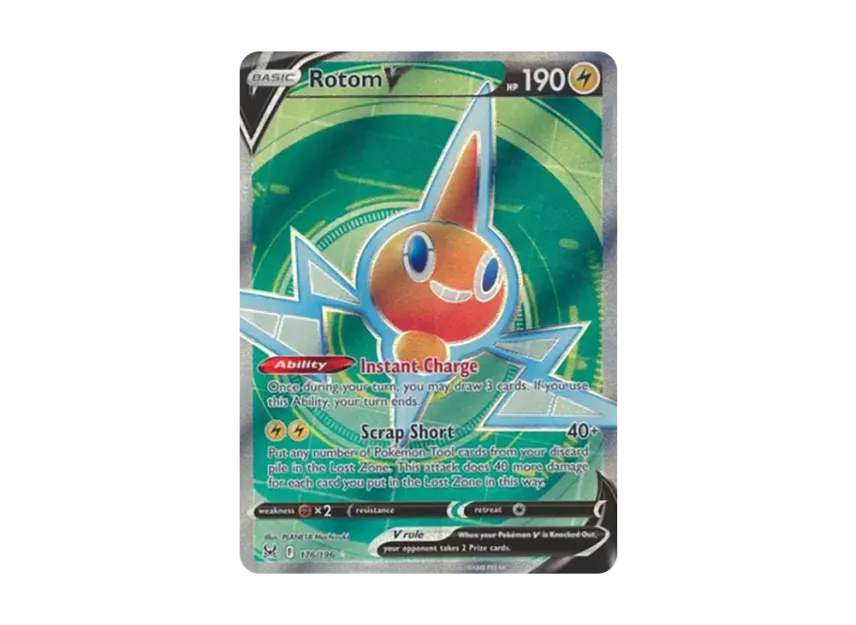 Rotom V UR [196-LOST-ORIGIN 176/196] (Sword & Shield "Lost Origin")