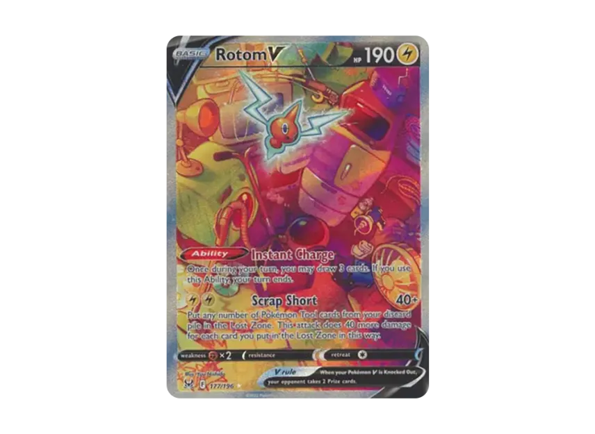 Rotom V UR [196-LOST-ORIGIN 177/196] (Sword & Shield "Lost Origin")