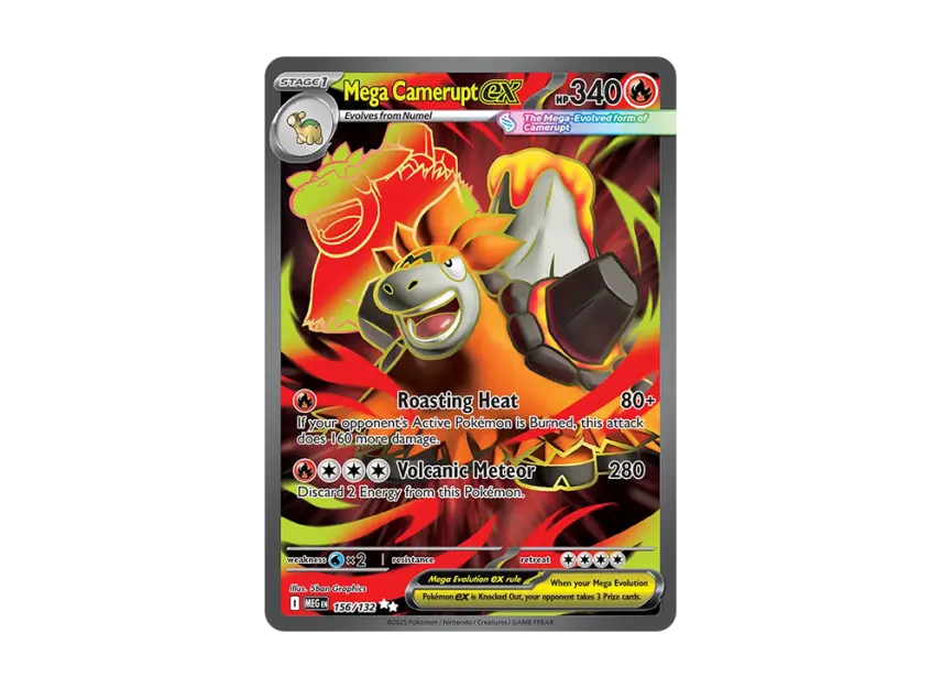 Mega Camerupt ex UR [MEG 156/132] [EN] (Mega Evolution)