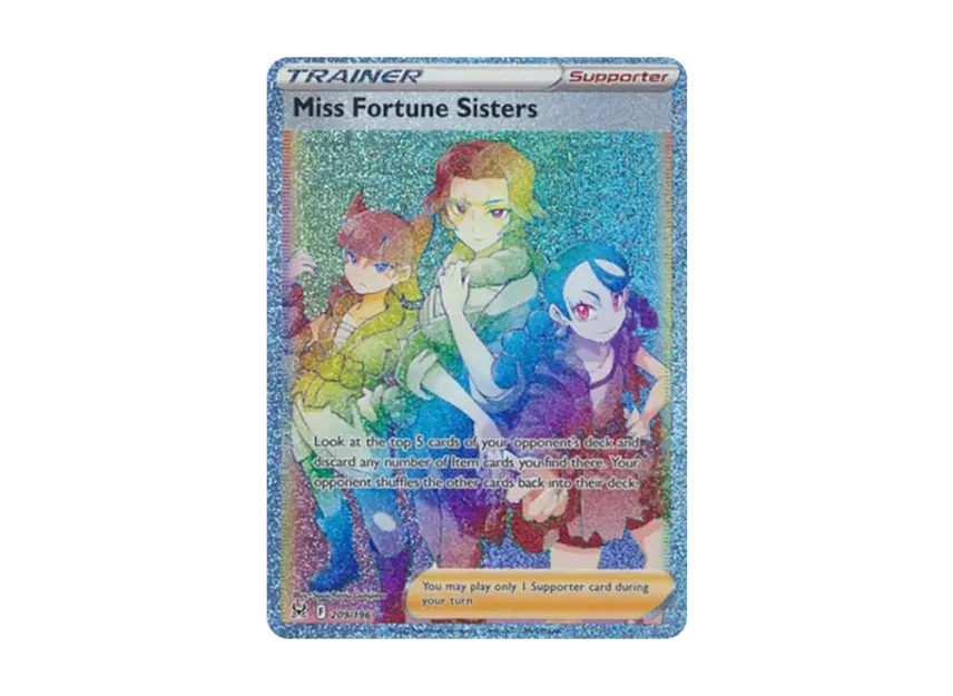 Miss Fortune Sisters RR [196-LOST-ORIGIN 209/196] (Sword & Shield "Lost Origin")
