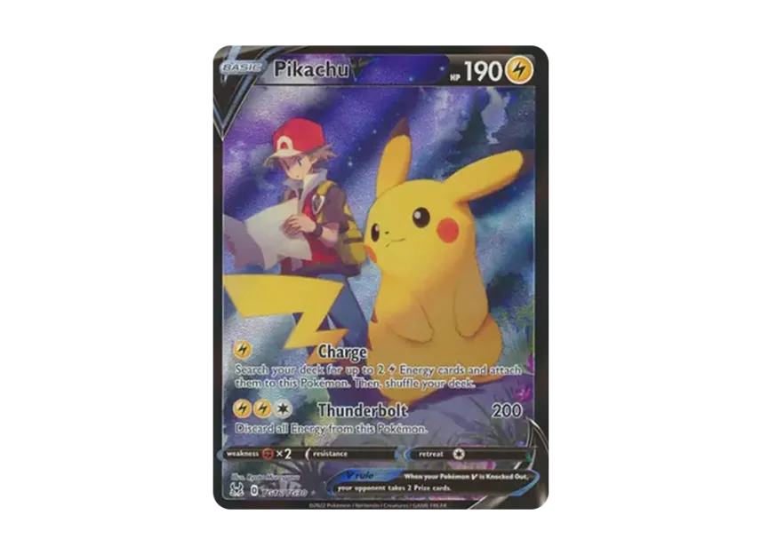 Pikachu V UR [TG16/TG30] (Sword & Shield "Lost Origin")