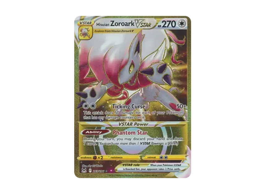 Hisuian Zoroark VSTAR HR [196-LOST-ORIGIN 213/196] (Sword & Shield "Lost Origin")