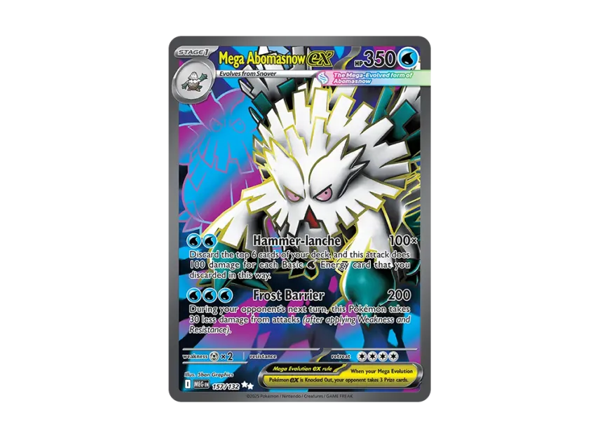 Mega Abomasnow ex UR [MEG 157/132] [EN] (Mega Evolution)
