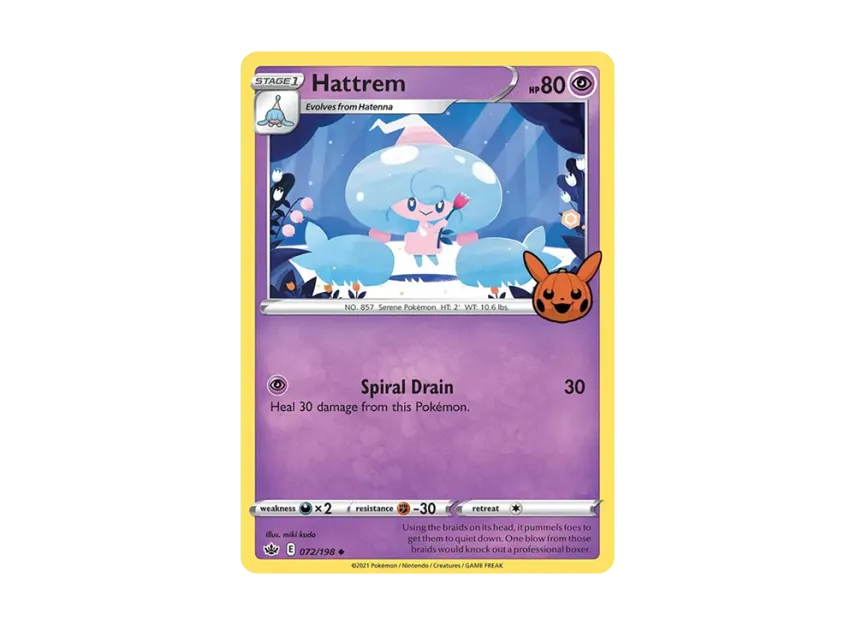 Hattrem U [198-TRICK-OR-TRADE-2022 072/198] (Sword & Shield "TRICK OR TRADE 2022")