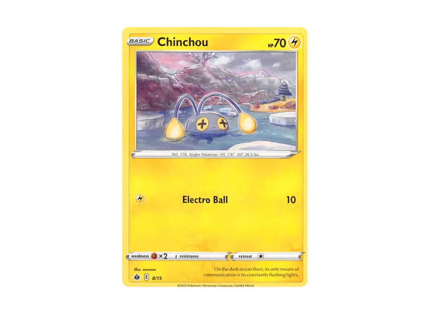 Chinchou [15-MCDONALD-S-MATCH-BATTLE-2022 8/15] (Sword & Shield "McDonald's Match Battle 2022")