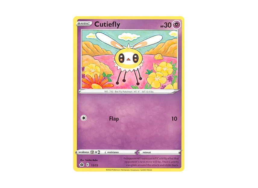 Cutiefly [15-MCDONALD-S-MATCH-BATTLE-2022 11/15] (Sword & Shield "McDonald's Match Battle 2022")
