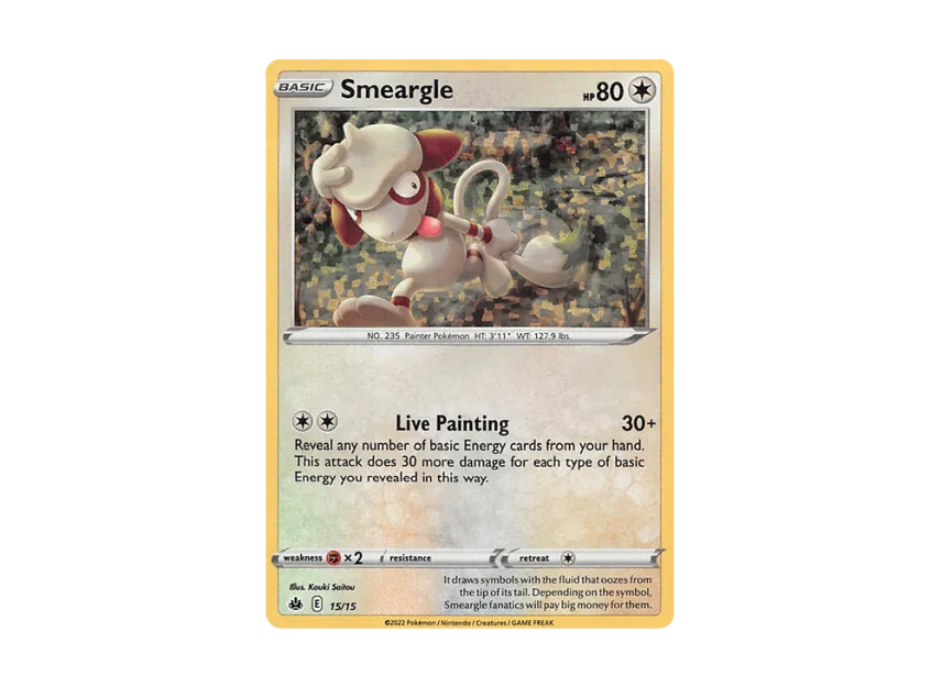 Smeargle [15-MCDONALD-S-MATCH-BATTLE-2022 15/15] (Sword & Shield "McDonald's Match Battle 2022")