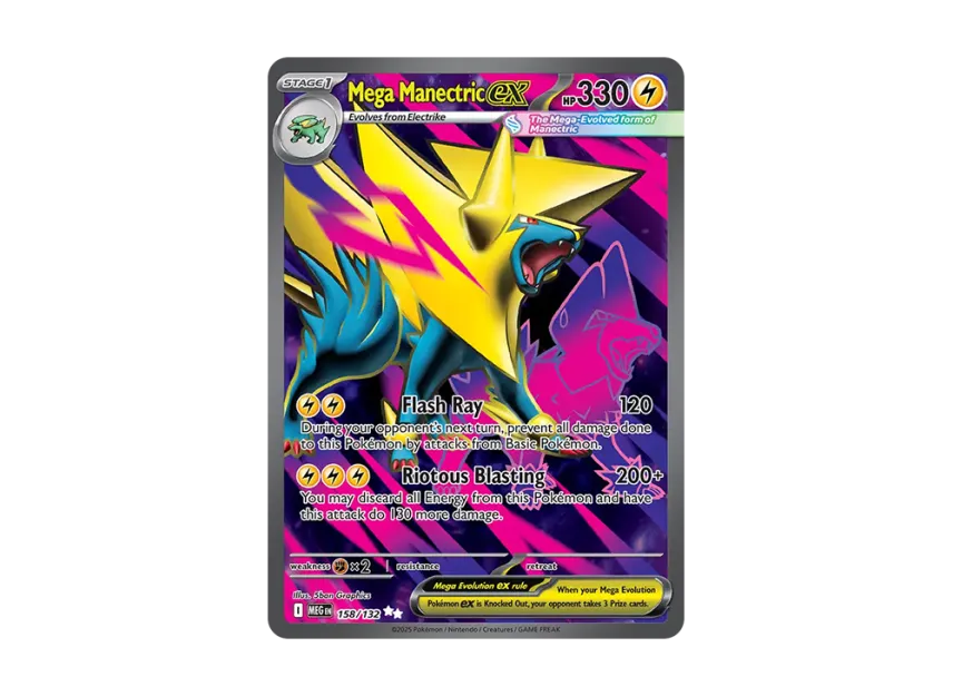 Mega Manectric ex UR [MEG 158/132] [EN] (Mega Evolution)