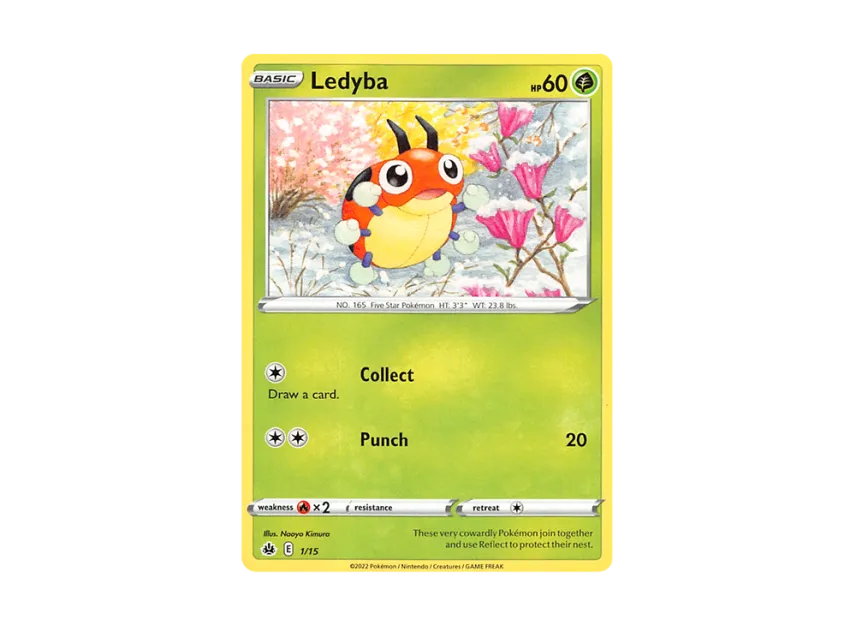 Ledyba [15-MCDONALD-S-MATCH-BATTLE-2022 1/15] (Sword & Shield "McDonald's Match Battle 2022")