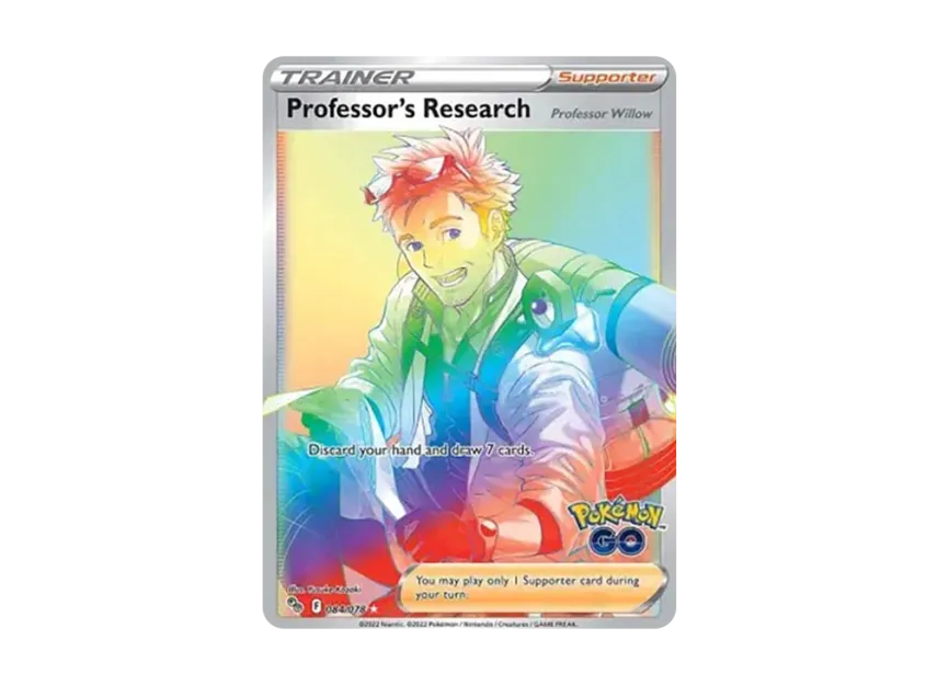 Professor's Research (Professor Willow) RR [078-POKEMON-GO 84/078] (Sword & Shield "Pokemon GO")
