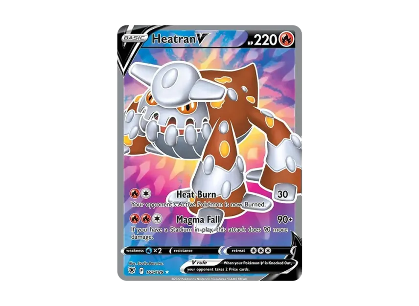 Heatran V UR [189-ASTRAL-RADIANCE 165/189] (Sword & Shield "Astral Radiance")
