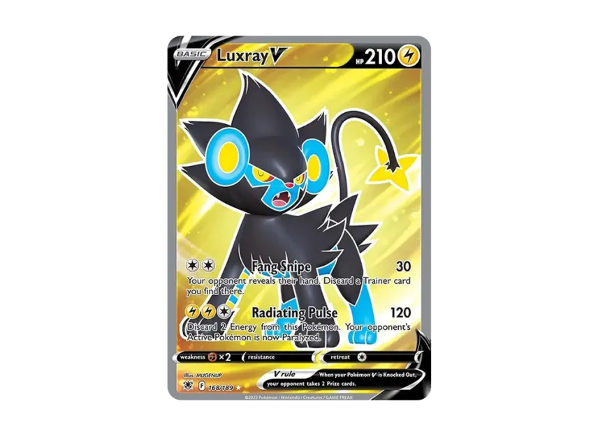 Luxray V UR [189-ASTRAL-RADIANCE 168/189] (Sword & Shield "Astral Radiance")