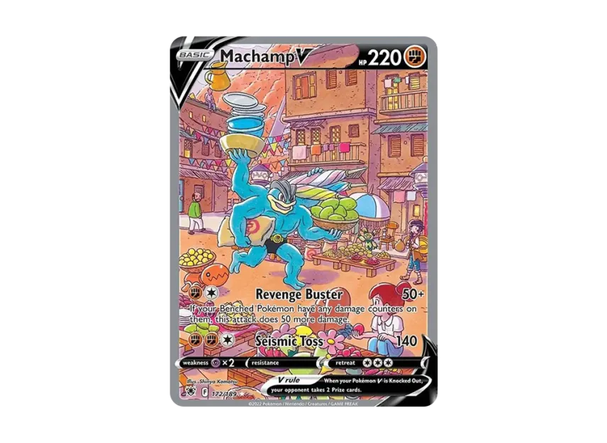 Machamp V UR [189-ASTRAL-RADIANCE 172/189] (Sword & Shield "Astral Radiance")